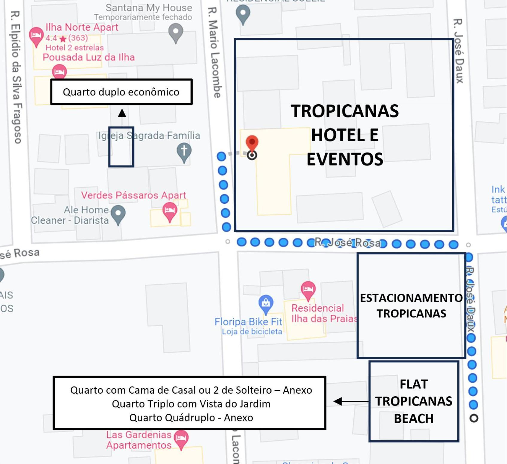 Tropicanas Hotel E Eventos Florianópolis Εξωτερικό φωτογραφία